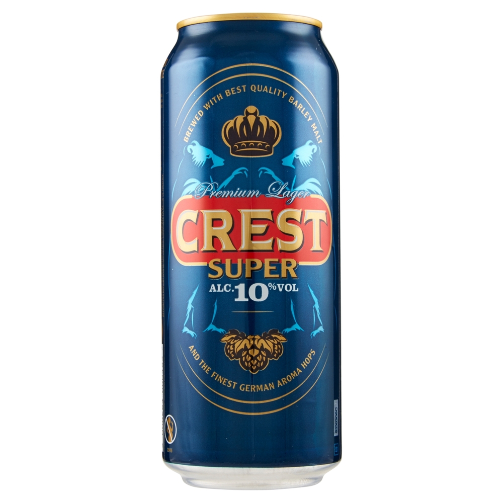 Crest Super Premium Lager 500 ml