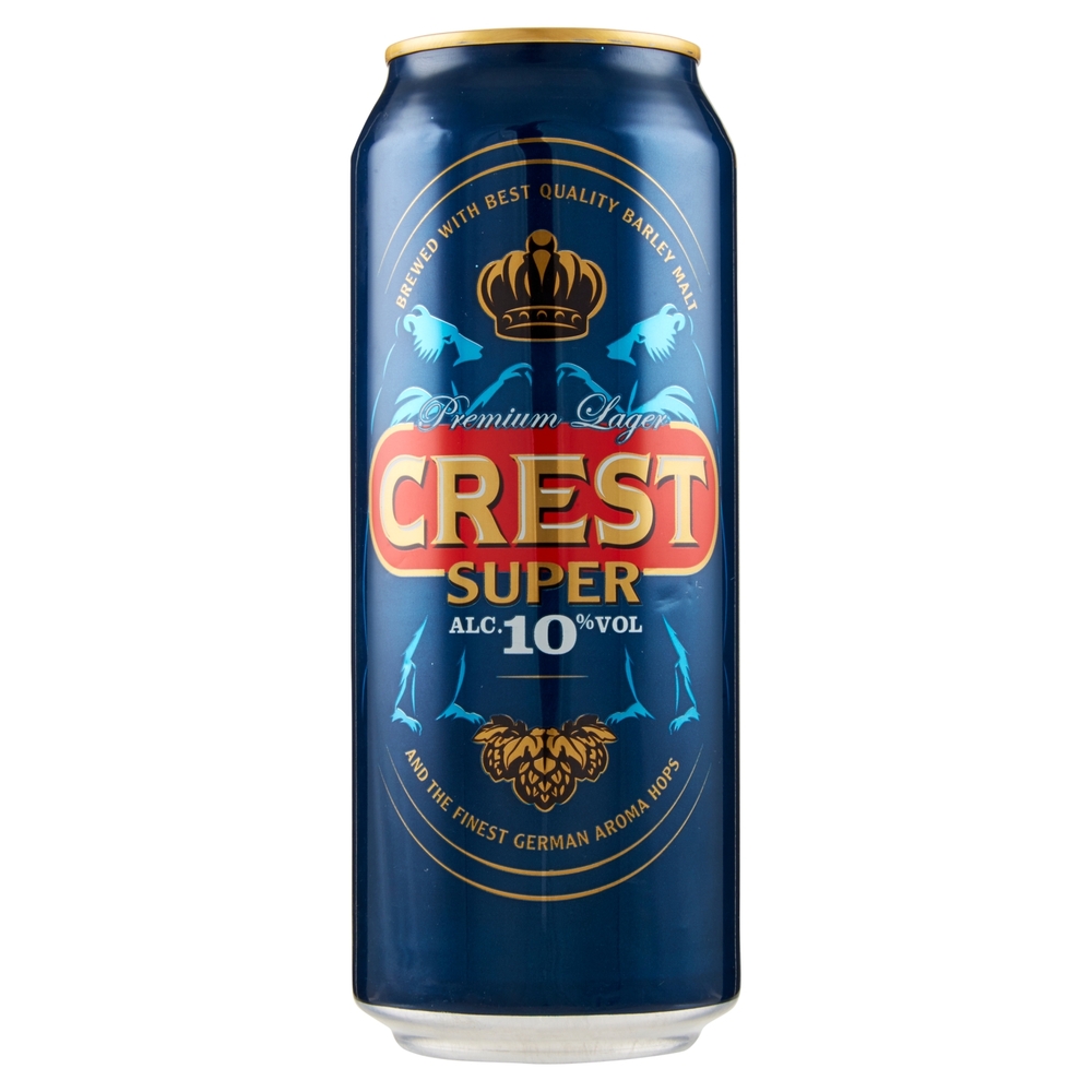 Crest Super Premium Lager 500 ml