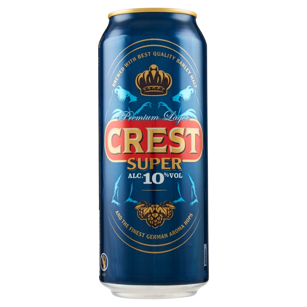Crest Super Premium Lager 500 ml