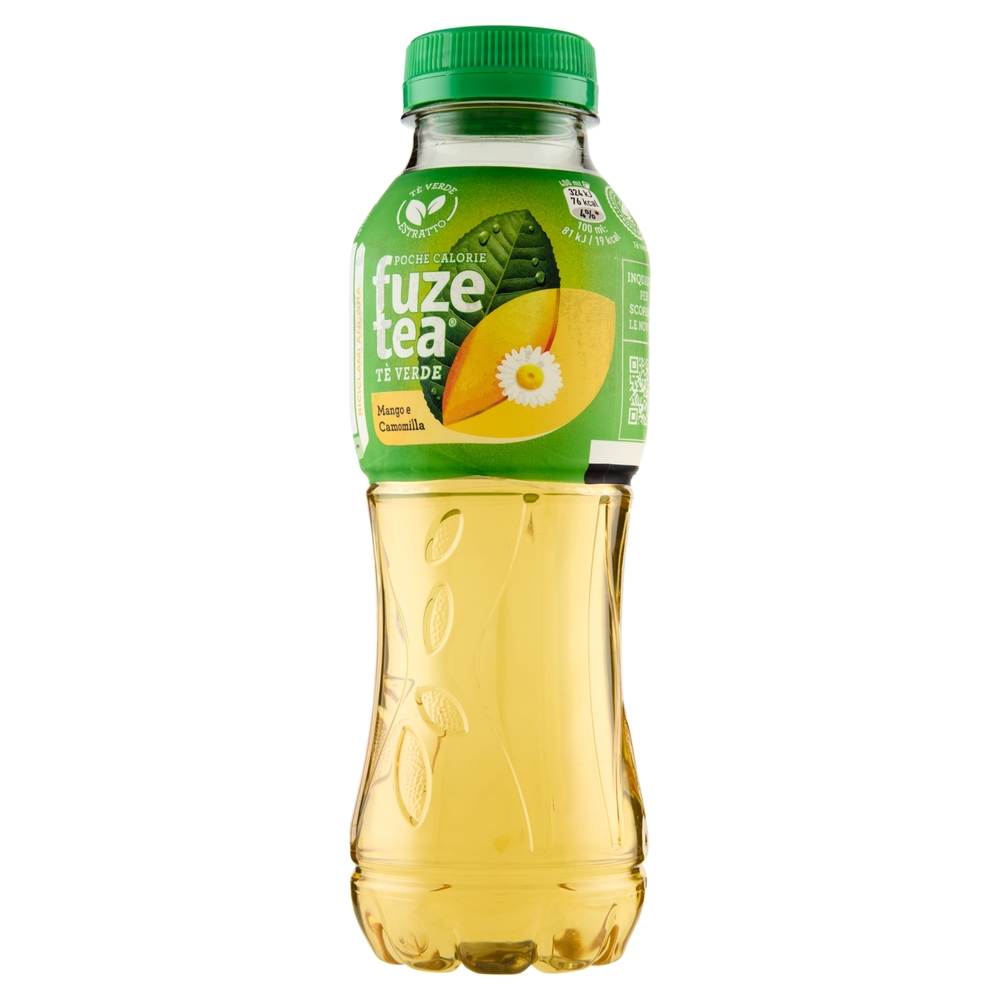 FUZE TEA al Tè Verde, Tè verde Mango e Camomilla PET 400 ml
