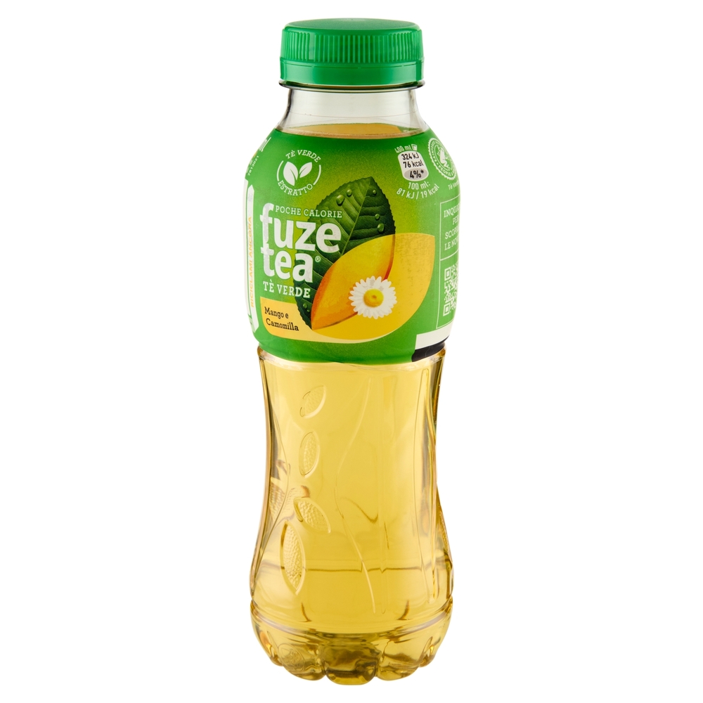 FUZE TEA al Tè Verde, Tè verde Mango e Camomilla PET 400 ml