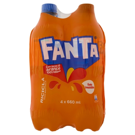 Fanta Original Bottiglia di plastica 660ml x4
