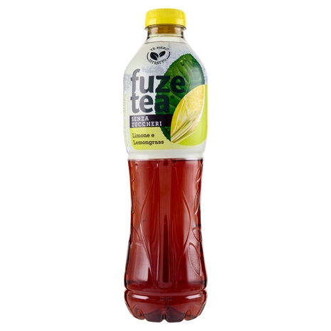 FUZE TEA Senza Zuccheri, Tè Nero Limone con una nota di Lemongrass PET 1,25L