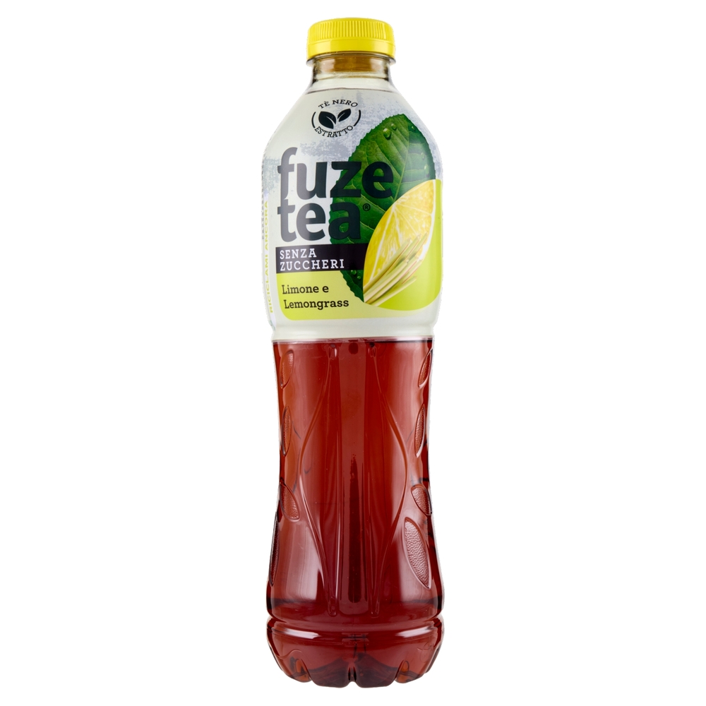 FUZE TEA Senza Zuccheri, Tè Nero Limone con una nota di Lemongrass PET 1,25L