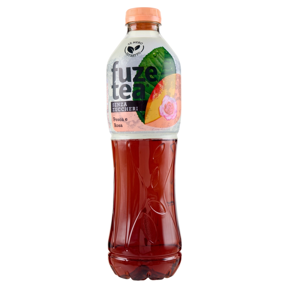 FUZE TEA Senza Zuccheri, Tè Nero Pesca con una nota di Rosa PET 1,25L