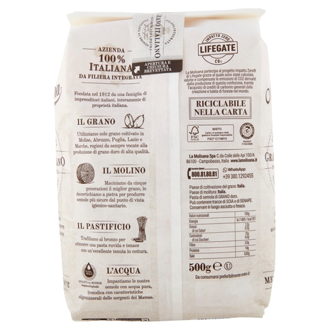 La Molisana 32 Mezzi Rigatoni 500 g