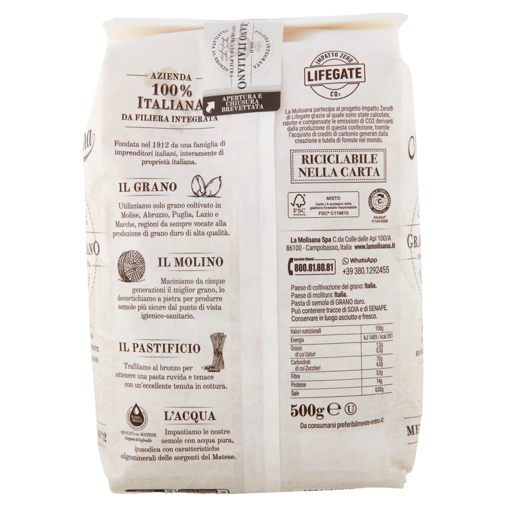 La Molisana 32 Mezzi Rigatoni 500 g