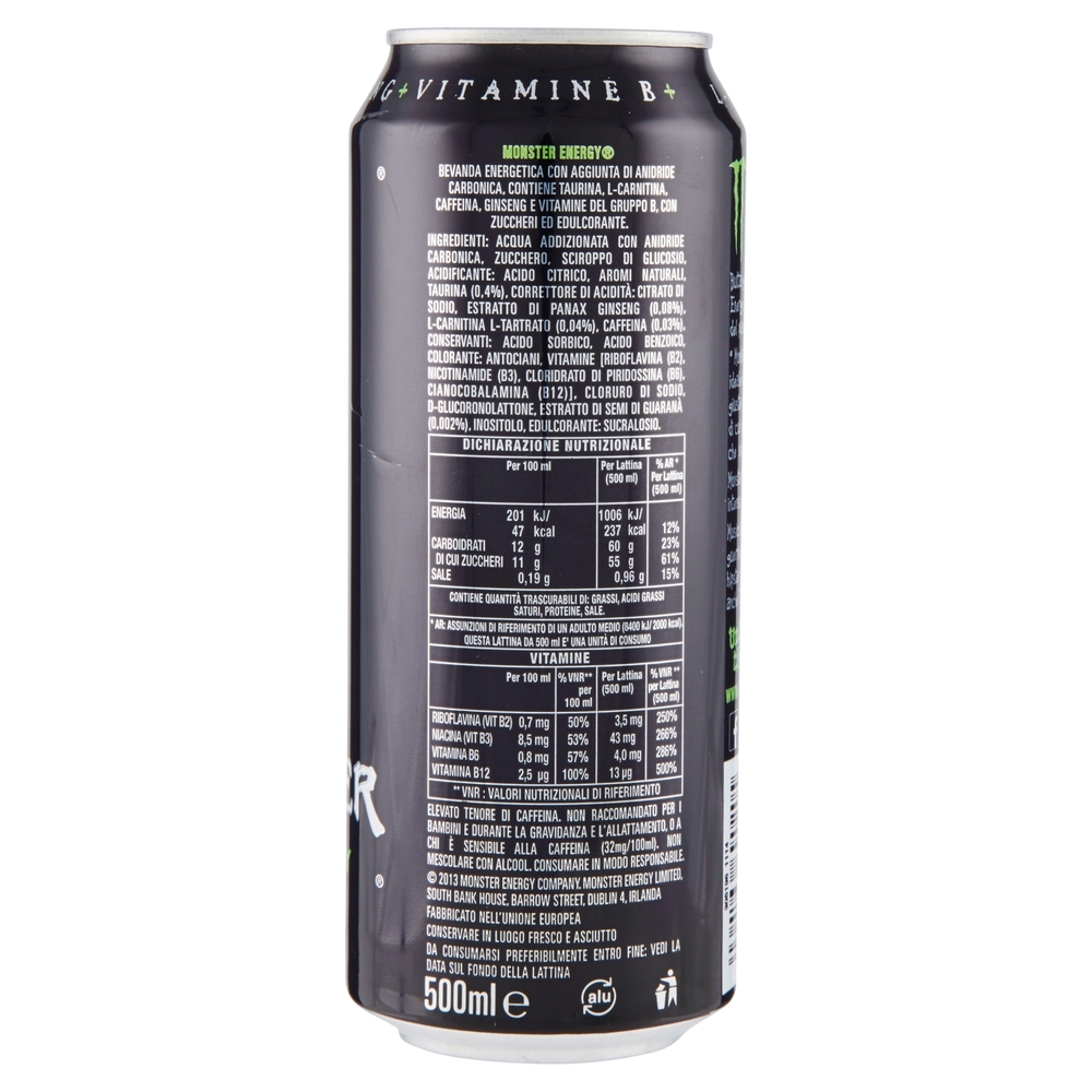 Monster green da 0,5 l