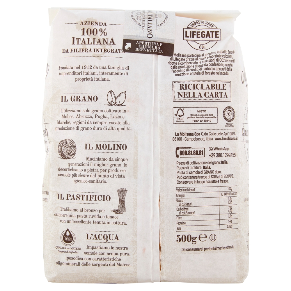 La Molisana 66 Farfalle Rigate 500 g