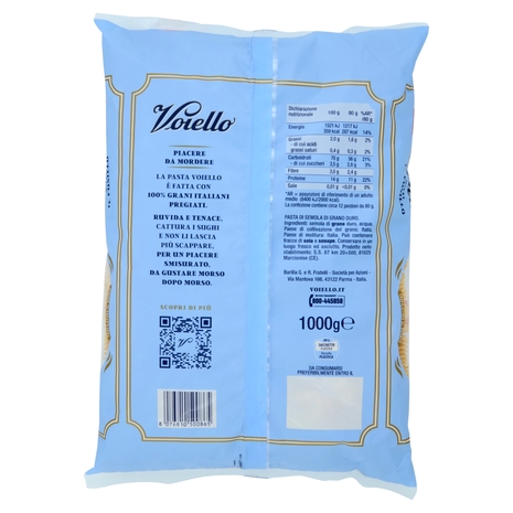 Voiello Pasta Il Fusillo N°141 grano Aureo 100% italiano Trafilata bronzo 1Kg