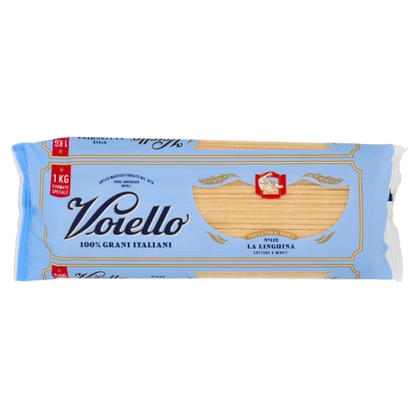 Voiello Pasta La Linguina N°154 grano Aureo 100% italiano Trafilata bronzo 1Kg