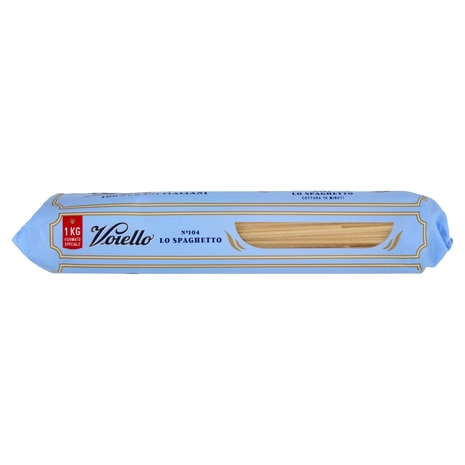 Voiello Pasta Lo Spaghetto N°104 Grani 100% Italiani Trafilata Bronzo 1Kg