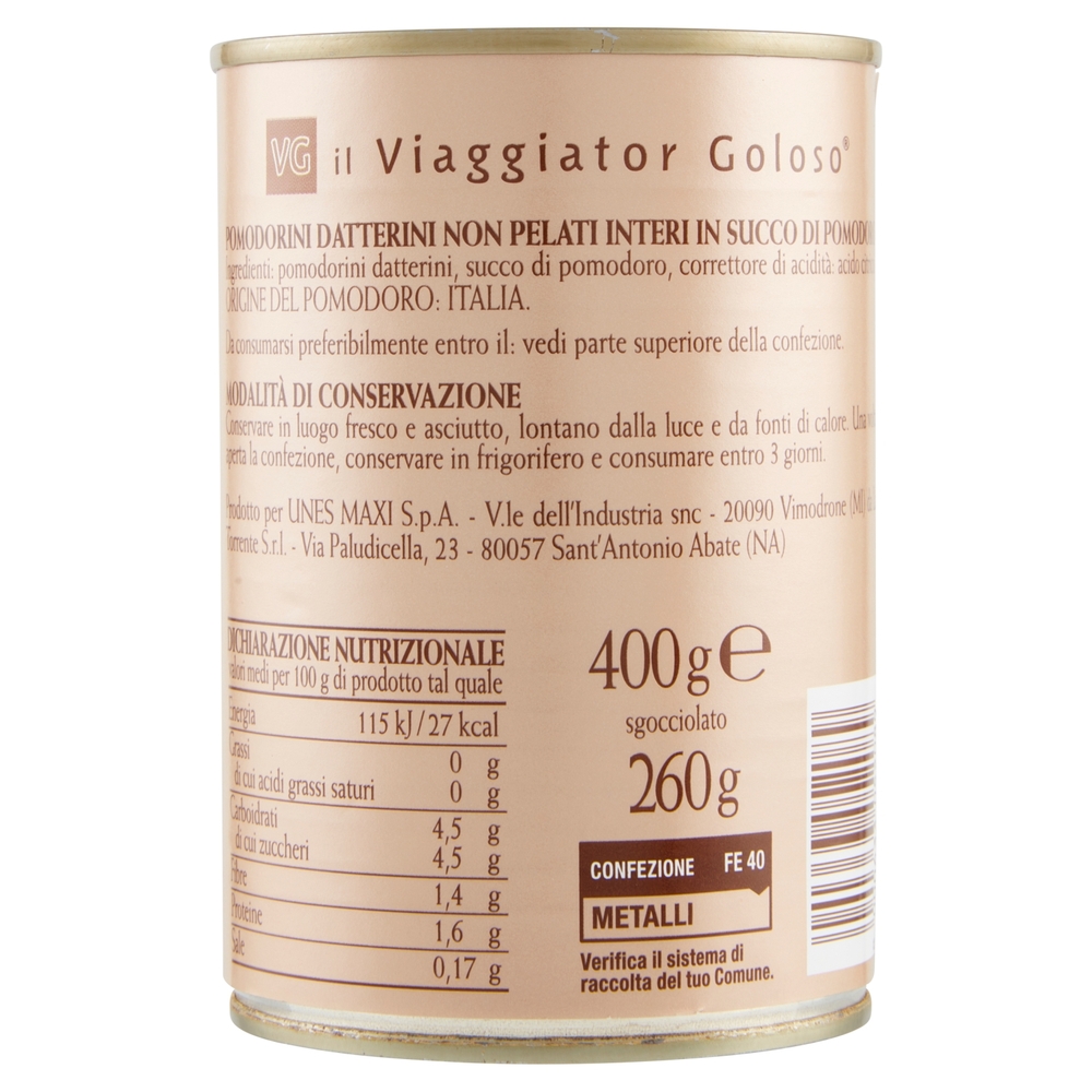 Pomodorini Datterini il Viaggiator Goloso