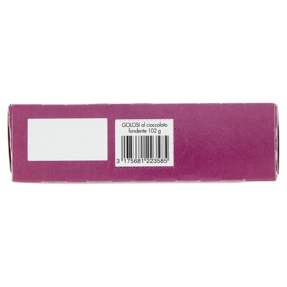 Céréal, Crackers BuoniSenza Golosi al cioccolato fondente, senza glutine, senza lievito - 6 x 17 g