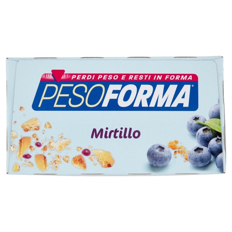 Pesoforma Biscotti gusto Mirtillo, sostitutivo del pasto per perdita e controllo del peso, 16 x 33g