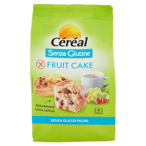 Céréal Senza Glutine Fruit Cake 6 Monoporzioni 200 g