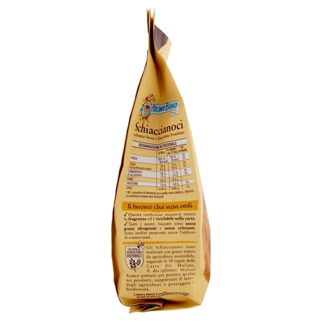 Mulino Bianco Schiaccianoci Biscotti con Frutta Secca e Cioccolato Fondente 300g