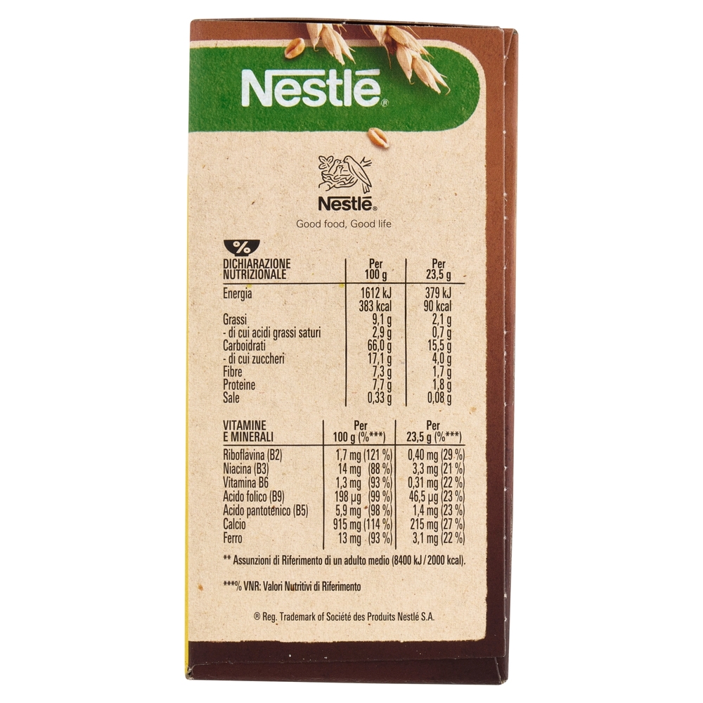 FITNESS Chocolate Barrette Cereali Integrali con Cioccolato 12 pezzi da 23,5g