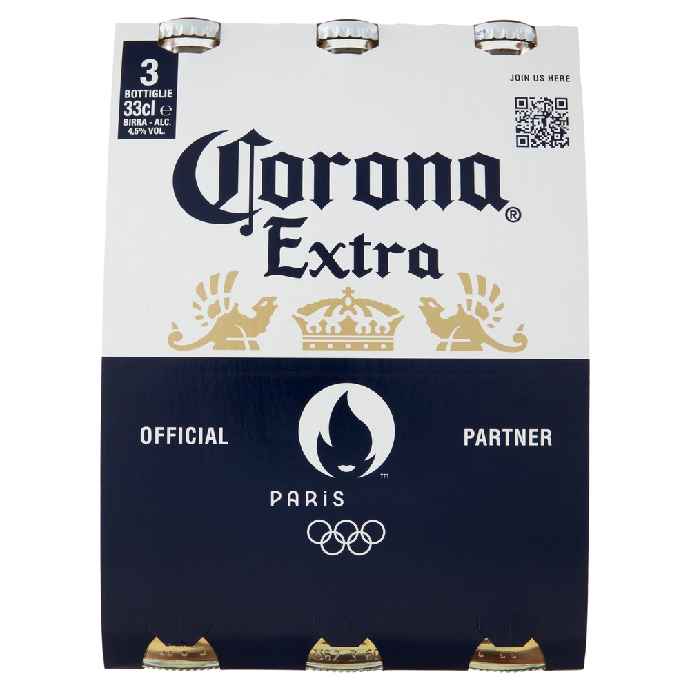 CORONA Extra - Birra lager messicana Bottiglia - Pacco Olimpiadi 3x33 cl
