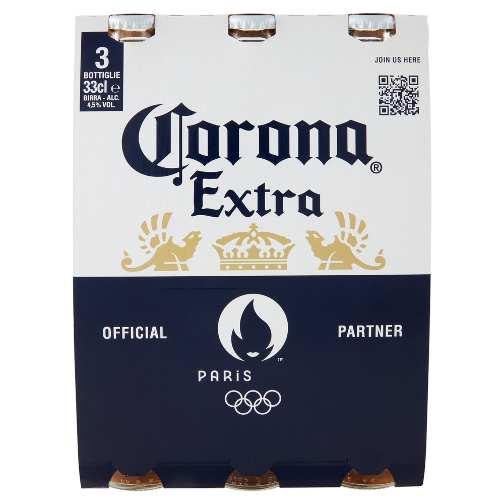 CORONA Extra - Birra lager messicana Bottiglia - Pacco Olimpiadi 3x33 cl
