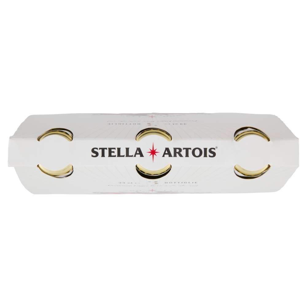 STELLA ARTOIS Birra lager belga bottiglia 3x33cl