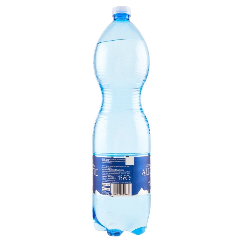 Iper unes Acqua di Sorgente Altevette Frizzante 1,5 L