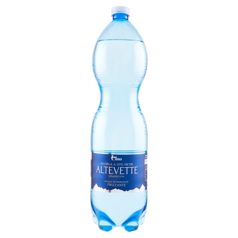 Iper unes Acqua di Sorgente Altevette Frizzante 1,5 L