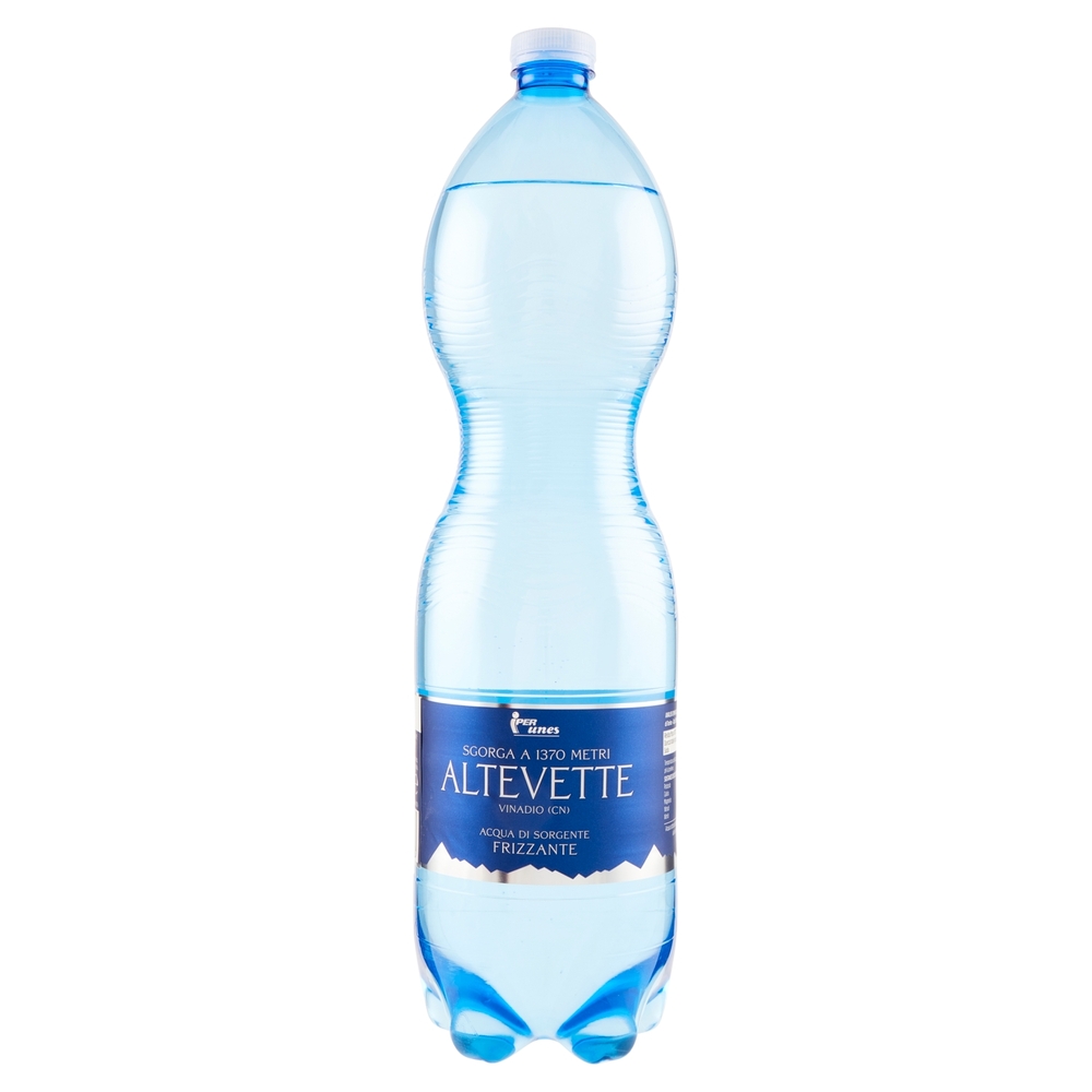Iper unes Acqua di Sorgente Altevette Frizzante 1,5 L