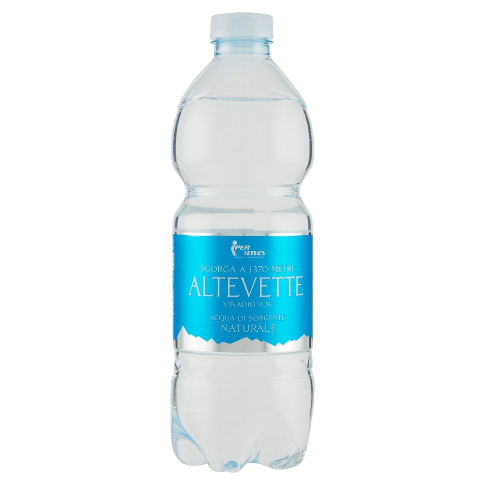 Iper unes Acqua di Sorgente Altevette Naturale 0,5 l
