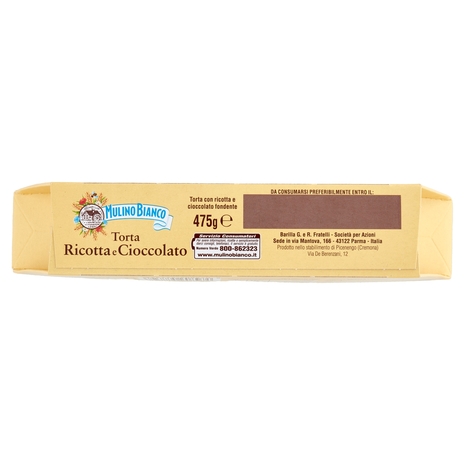 Mulino Bianco Torta Ricotta e Cioccolato con Ricotta Fresca 475g