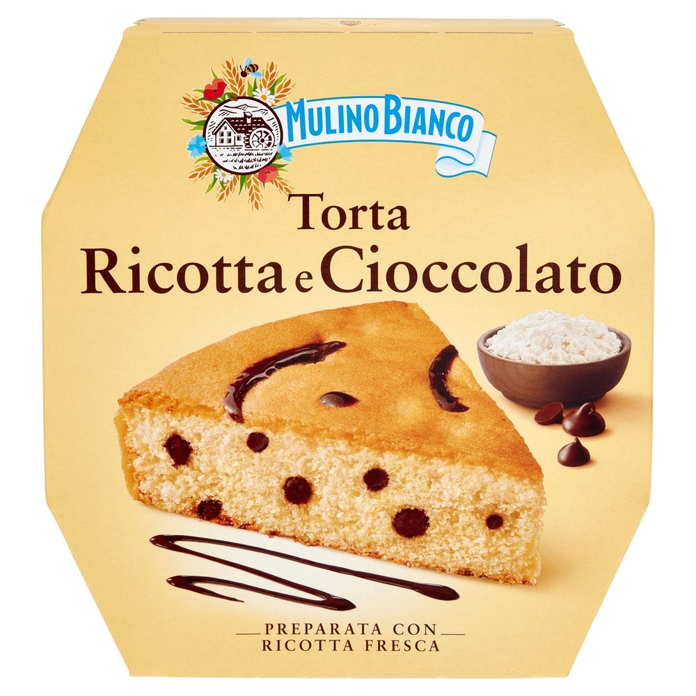 Mulino Bianco Torta Ricotta e Cioccolato con Ricotta Fresca 475g
