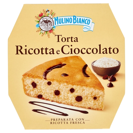 Mulino Bianco Torta Ricotta e Cioccolato con Ricotta Fresca 475g
