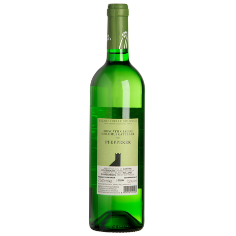 Cantina Colterenzio Pfefferer Moscato Giallo Vigneti delle Dolomiti IGT 750 ml