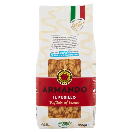 Armando Metodo zero Residui di Pesticidi e Glifosato il Fusillo 500 g