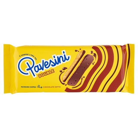 Pavesi Pavesini Double Biscotti con Fondo di Cioccolato 60g