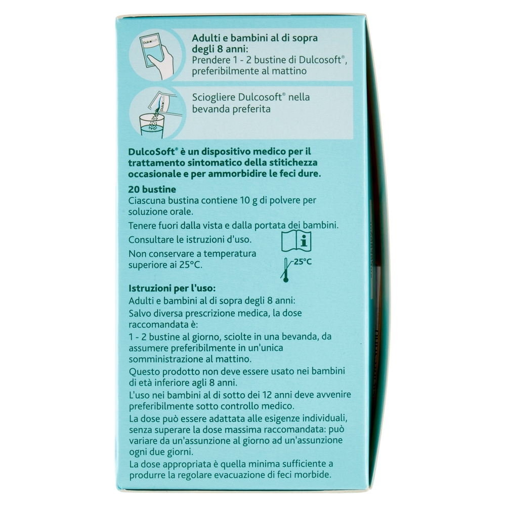 DulcoSoft Polvere per Soluzione Orale Bustine 20 x 10 g