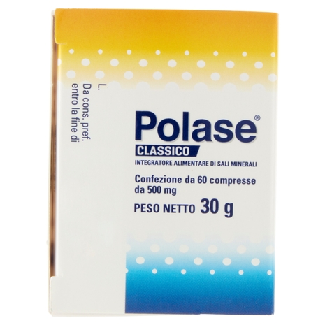 Polase compresse integratore potassio, magnesio e sali minerali contro stanchezza 60 compresse 30 g
