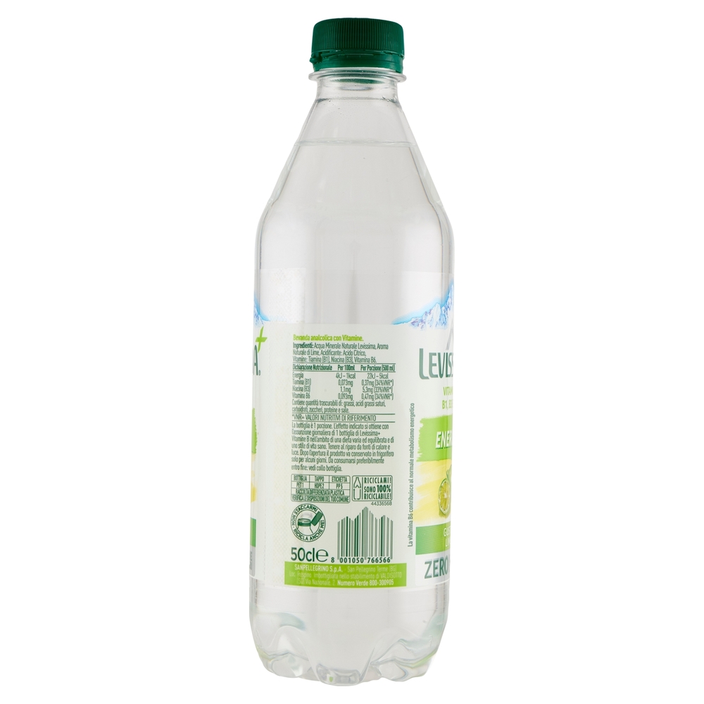 LEVISSIMA+, Acqua con Vitamine B, PET 50 cl