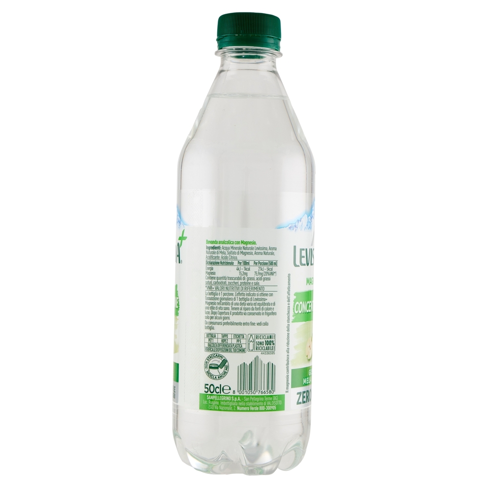 LEVISSIMA+, Acqua con Magnesio, PET 50 cl