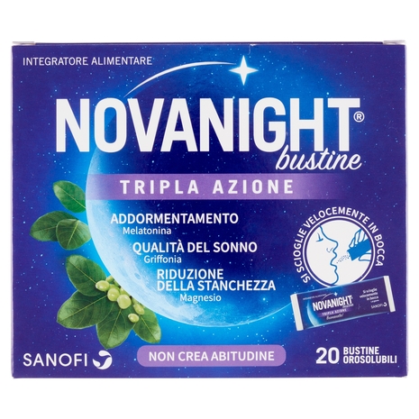 Sanofi Novanight bustine Tripla Azione 20 bustine monodose 42 g