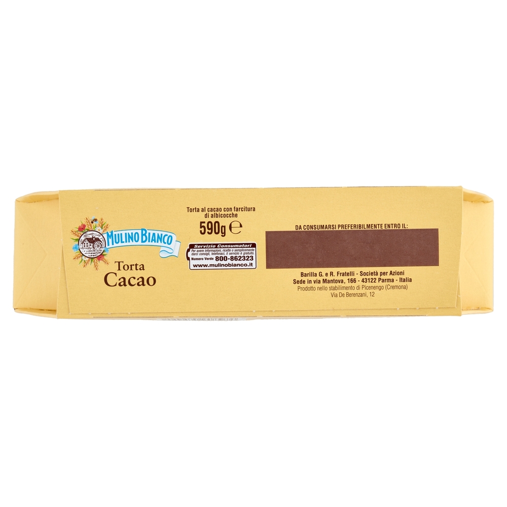 Mulino Bianco Torta Cacao con Albicocche 100% Italiane 590g