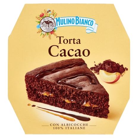 Mulino Bianco Torta Cacao con Albicocche 100% Italiane 590g