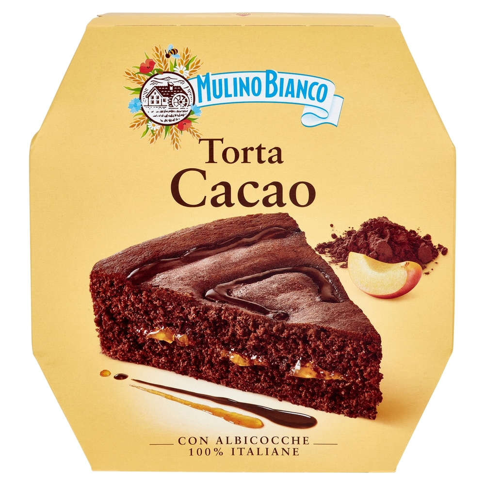 Mulino Bianco Torta Cacao con Albicocche 100% Italiane 590g