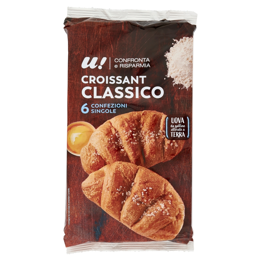 6 Croissant Classico U! Confronta e Risparmia