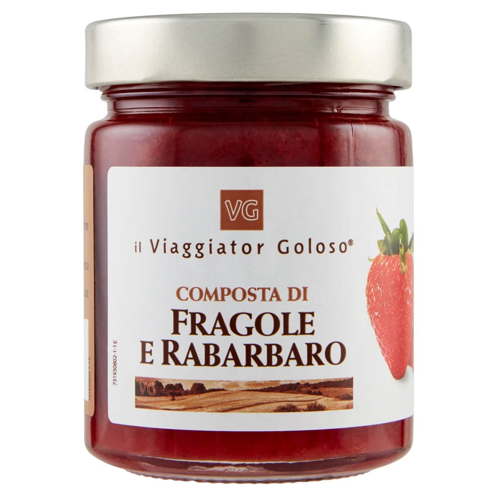 Composta di Fragole e Rabarbaro Il Viaggiator Goloso