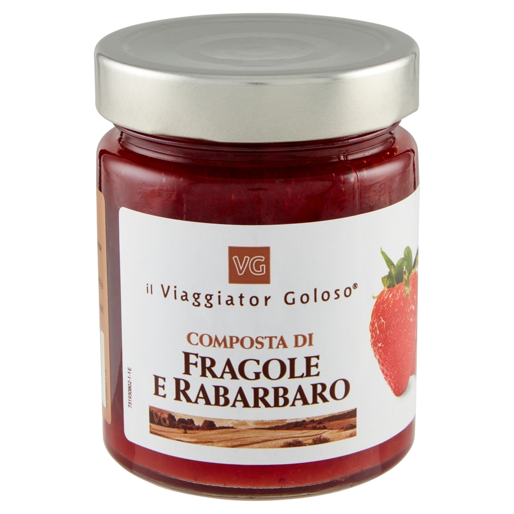 Composta di Fragole e Rabarbaro Il Viaggiator Goloso