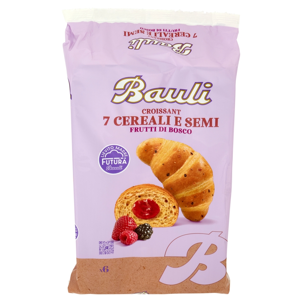 Bauli Croissant Frutti di Bosco 7 Cereali e Semi 6 x 45 g