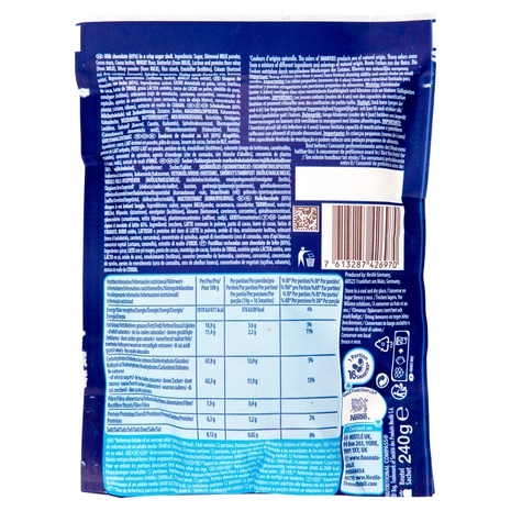 NESTLÉ Smarties Family Pack Confetti ripieni di Cioccolato al Latte sacchetto 240 g