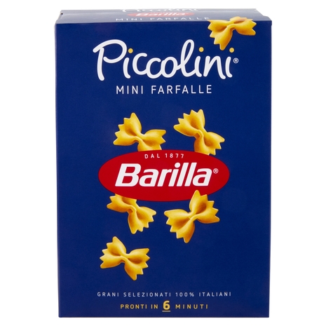 Barilla Piccolini Grano Italiano Mini Farfalle 500g