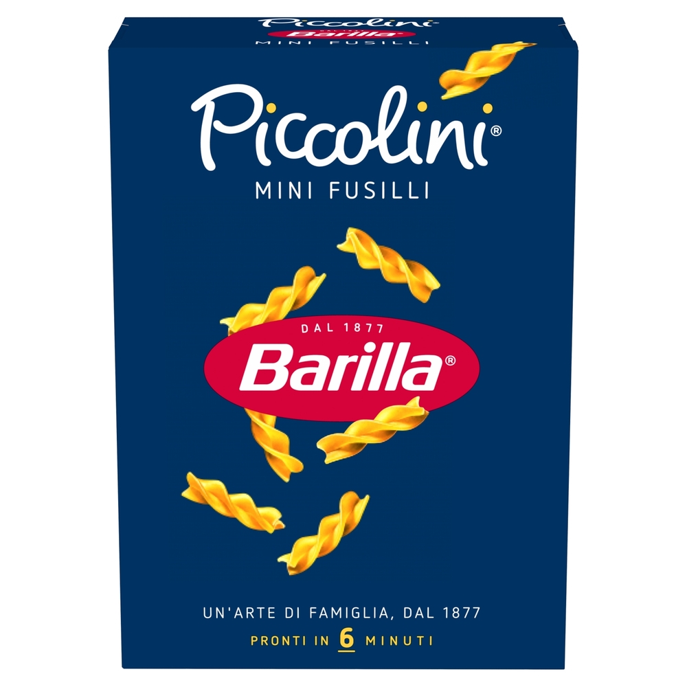Barilla Pasta Piccolini Mini Fusilli 100% grano italiano 500 g